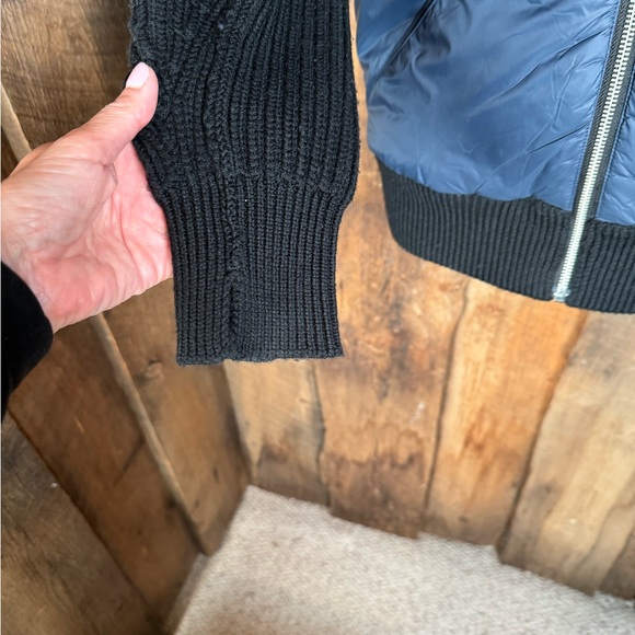 Rag & Bone Mikaela Navy/Black Bomber Jacket- Size XSmall - Picture 6 of 12